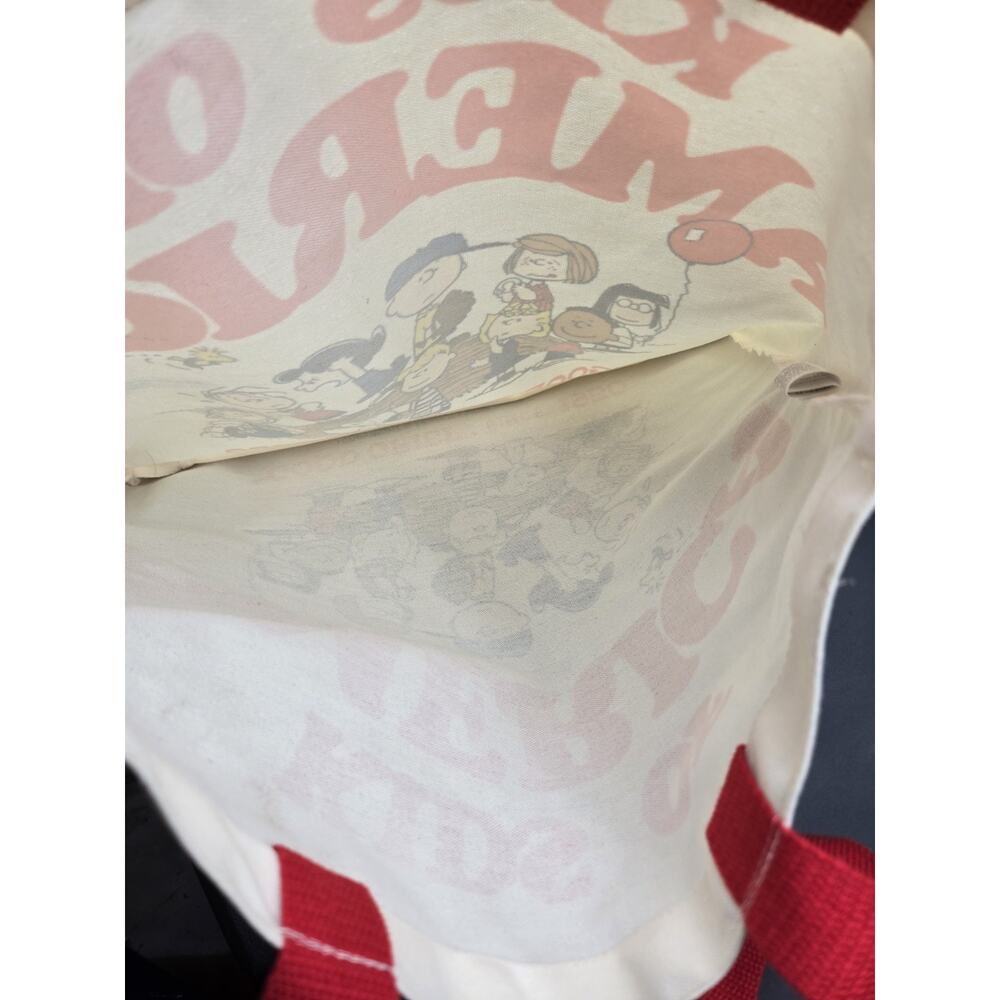 Peanuts Snoopy canvas Tote - Picture 4 of 7